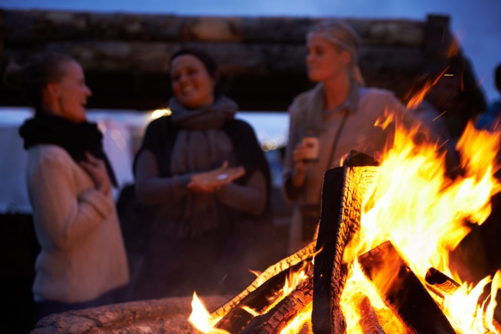 Transform cool evenings with outdoor entertaining fire features from firegear